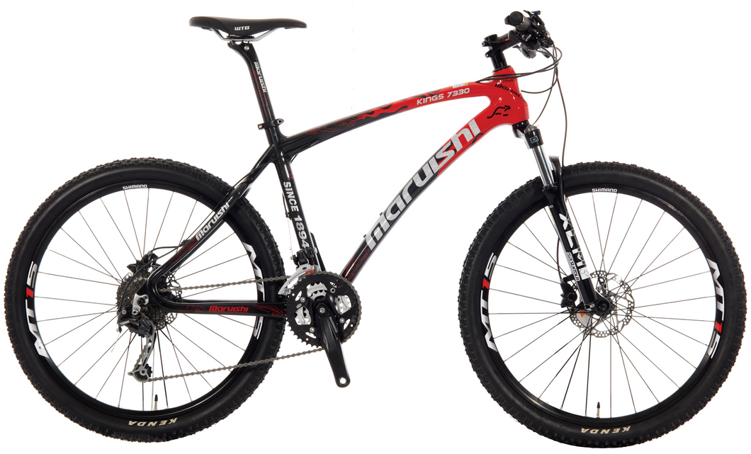 Maruishi Kings 7330 - High strength Carbon Fiber Mountain Bike (26 inch)